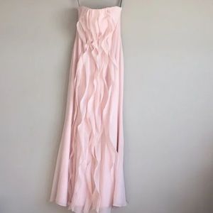 White by Vera Wang pink dress